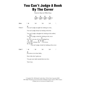 You Can't Judge A Book By The Cover